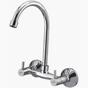 Donald Twist Chrome Wall Type Sink Mixer