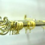 Curtain Rods Brass 2 Meters